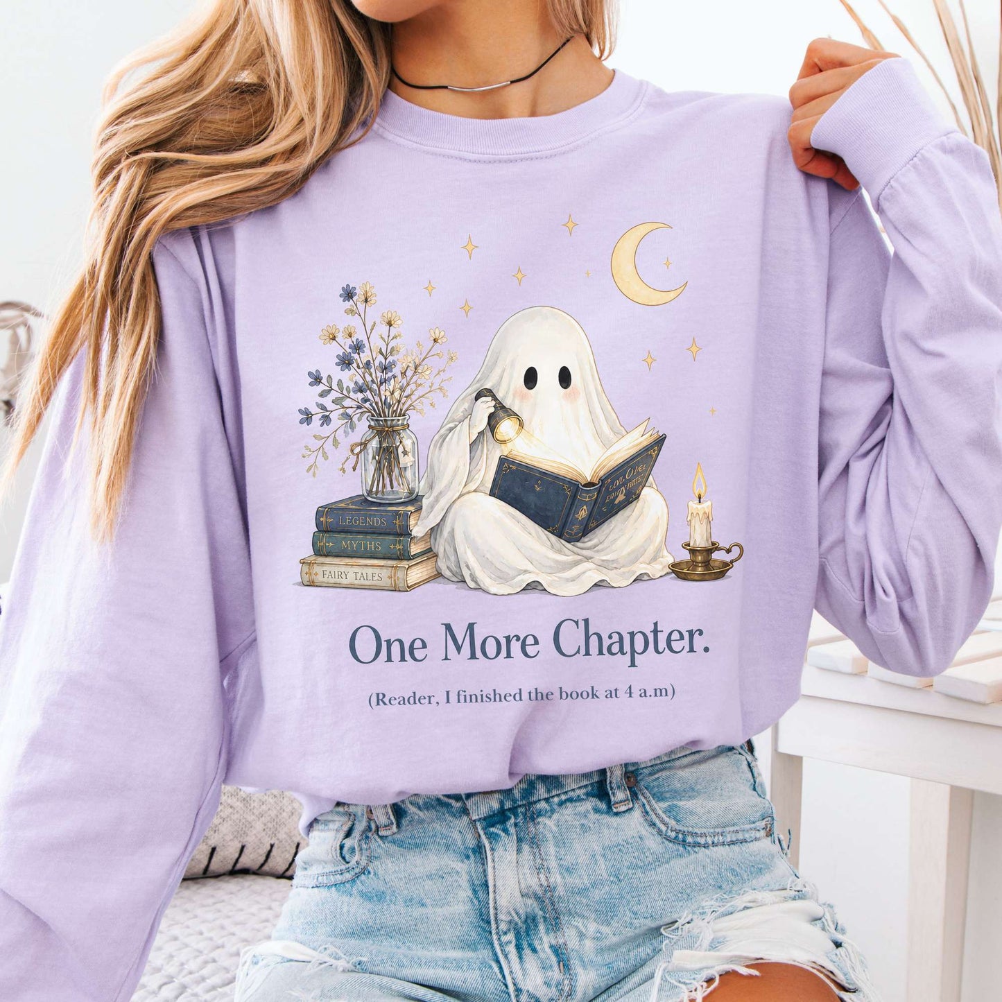 One More Chapter Ghost Reader Long Sleeve