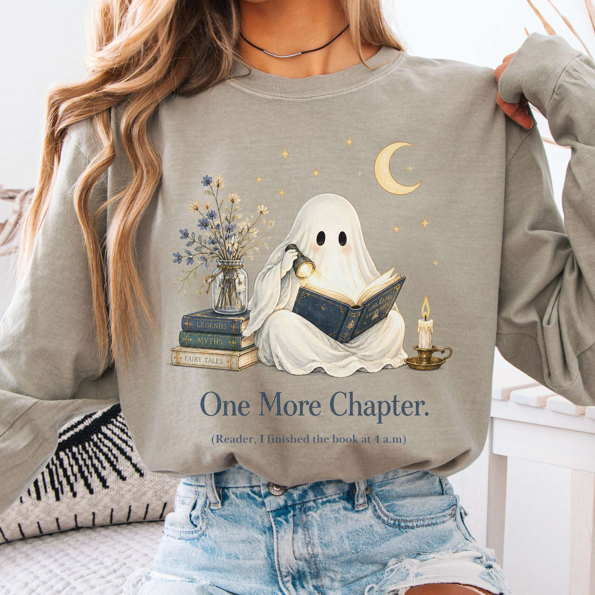 One More Chapter Ghost Reader Long Sleeve