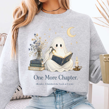 One More Chapter Ghost Reader Sweatshirt