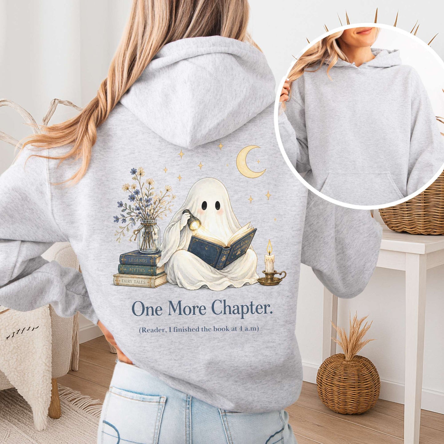 One More Chapter Ghost Reader Hoodie