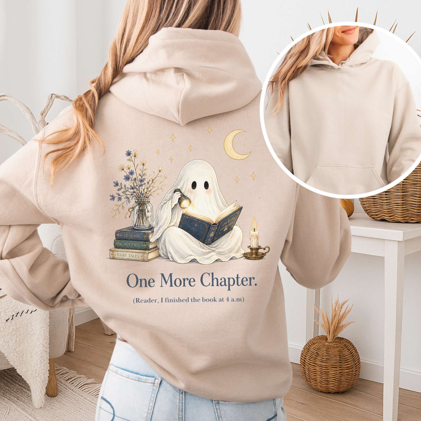 One More Chapter Ghost Reader Hoodie