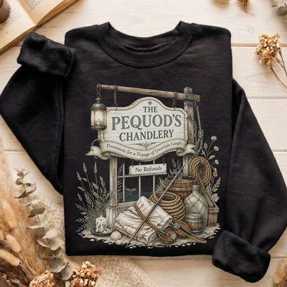 The Pequod's Chandlery Moby-Dick Literary Sweatshirt
