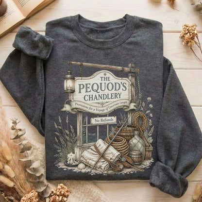 The Pequod's Chandlery Moby-Dick Literary Sweatshirt