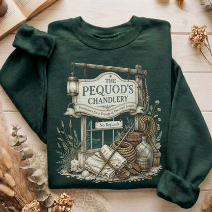 The Pequod's Chandlery Moby-Dick Literary Sweatshirt