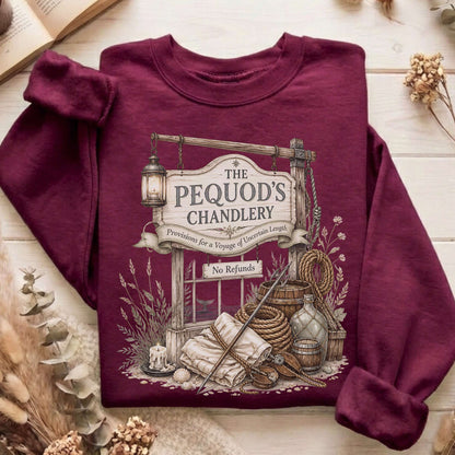 The Pequod's Chandlery Moby-Dick Literary Sweatshirt