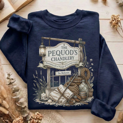 The Pequod's Chandlery Moby-Dick Literary Sweatshirt