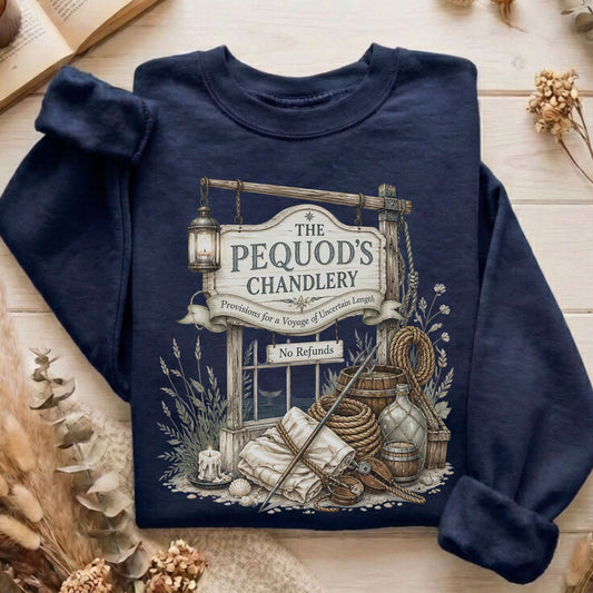 The Pequod's Chandlery Moby-Dick Literary Sweatshirt