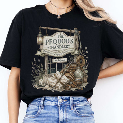 The Pequod's Chandlery Moby-Dick Literary T-Shirt