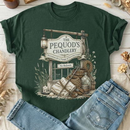 The Pequod's Chandlery Moby-Dick Literary T-Shirt