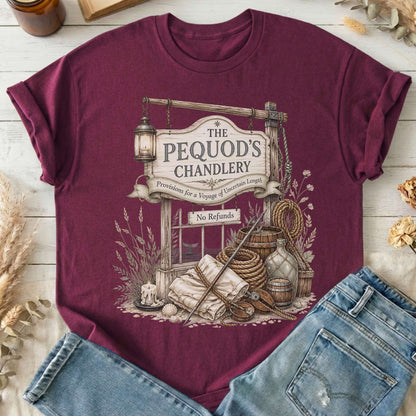 The Pequod's Chandlery Moby-Dick Literary T-Shirt