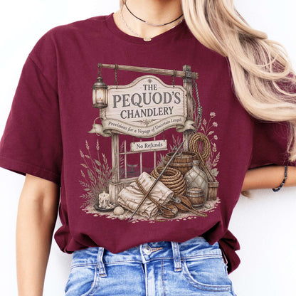 The Pequod's Chandlery Moby-Dick Literary T-Shirt