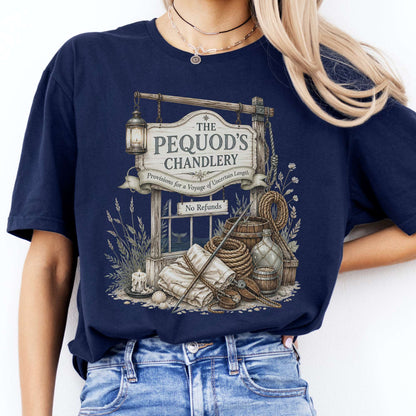 The Pequod's Chandlery Moby-Dick Literary T-Shirt