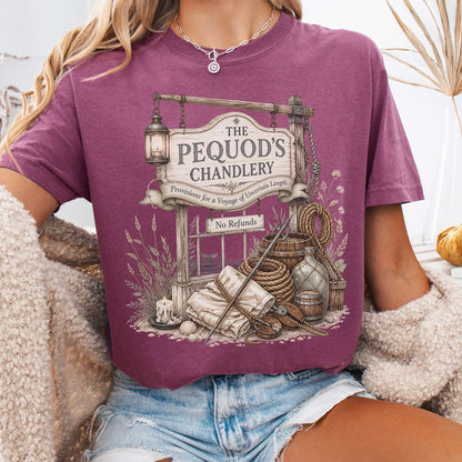 The Pequod's Chandlery Moby-Dick Literary T-Shirt