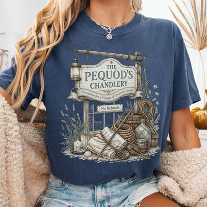 The Pequod's Chandlery Moby-Dick Literary T-Shirt