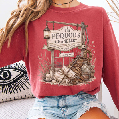 The Pequod's Chandlery Moby-Dick Literary Long Sleeve