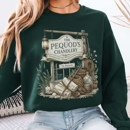 The Pequod's Chandlery Moby-Dick Literary Sweatshirt