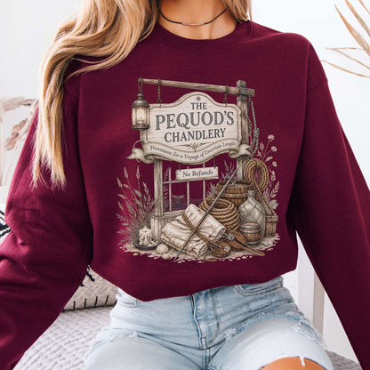 The Pequod's Chandlery Moby-Dick Literary Sweatshirt