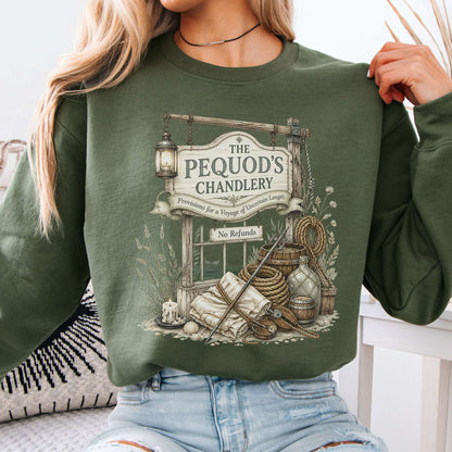 The Pequod's Chandlery Moby-Dick Literary Sweatshirt