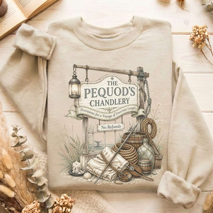 The Pequod's Chandlery Moby-Dick Literary Sweatshirt