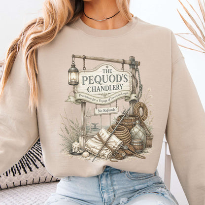 The Pequod's Chandlery Moby-Dick Literary Sweatshirt