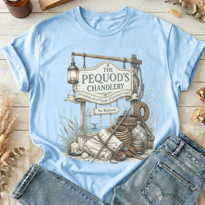 The Pequod's Chandlery Moby-Dick Literary T-Shirt