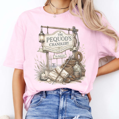 The Pequod's Chandlery Moby-Dick Literary T-Shirt