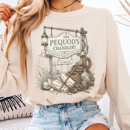 The Pequod's Chandlery Moby-Dick Literary Long Sleeve