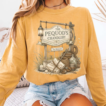 The Pequod's Chandlery Moby-Dick Literary Long Sleeve
