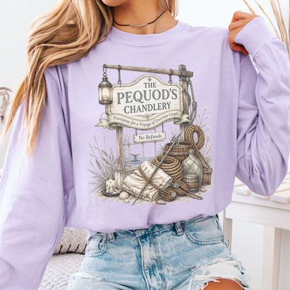 The Pequod's Chandlery Moby-Dick Literary Long Sleeve