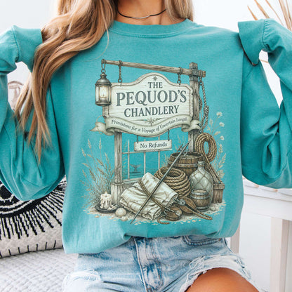 The Pequod's Chandlery Moby-Dick Literary Long Sleeve