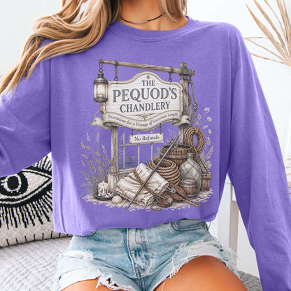 The Pequod's Chandlery Moby-Dick Literary Long Sleeve