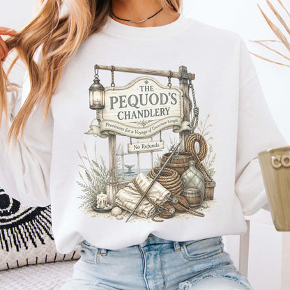 The Pequod's Chandlery Moby-Dick Literary Sweatshirt