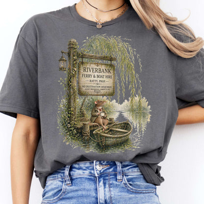 Riverbank Ferry and Boat Hire Wind in the Willows T-Shirt