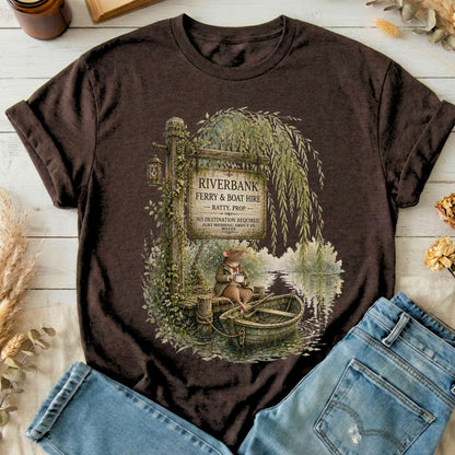 Riverbank Ferry and Boat Hire Wind in the Willows T-Shirt