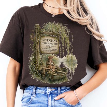 Riverbank Ferry and Boat Hire Wind in the Willows T-Shirt