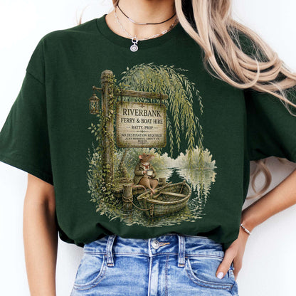 Riverbank Ferry and Boat Hire Wind in the Willows T-Shirt