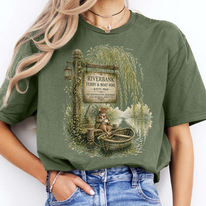 Riverbank Ferry and Boat Hire Wind in the Willows T-Shirt