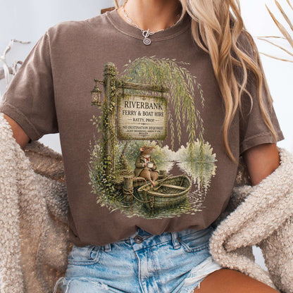Riverbank Ferry and Boat Hire Wind in the Willows T-Shirt