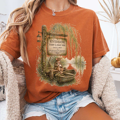 Riverbank Ferry and Boat Hire Wind in the Willows T-Shirt