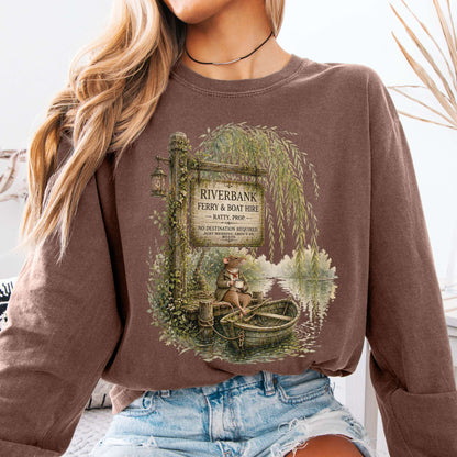 Riverbank Ferry and Boat Hire Wind in the Willows Long Sleeve