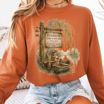 Riverbank Ferry and Boat Hire Wind in the Willows Long Sleeve