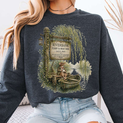 Riverbank Ferry and Boat Hire Wind in the Willows Sweatshirt