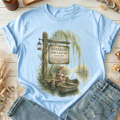Riverbank Ferry and Boat Hire Wind in the Willows T-Shirt