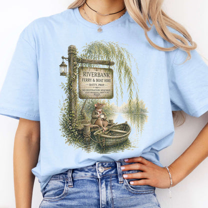 Riverbank Ferry and Boat Hire Wind in the Willows T-Shirt