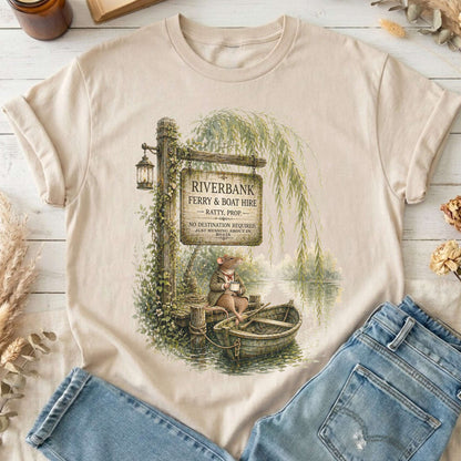 Riverbank Ferry and Boat Hire Wind in the Willows T-Shirt