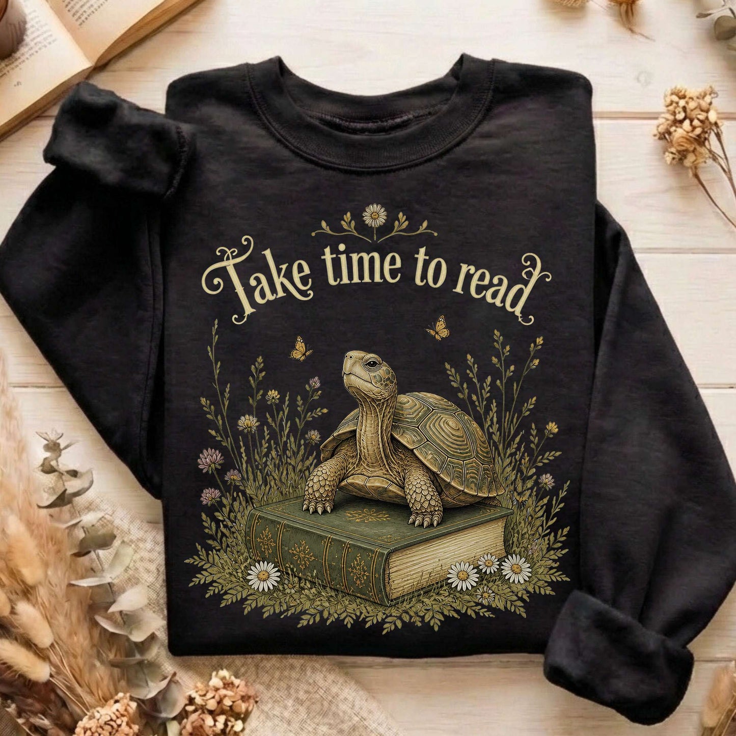 Take Time to Read Literary Sweatshirt