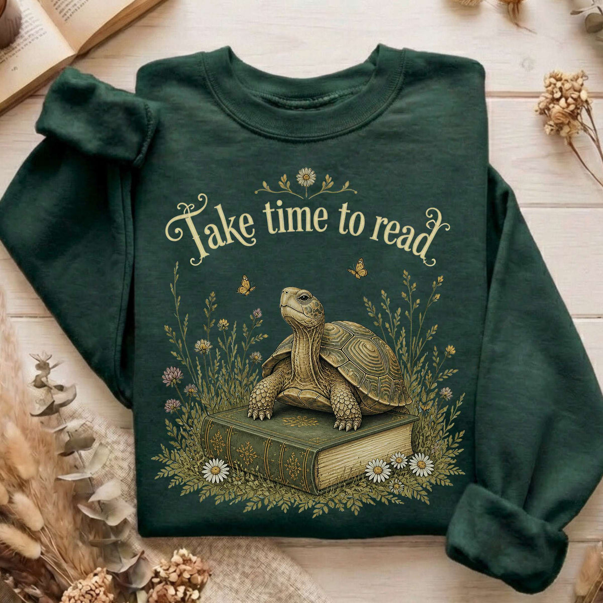 Take Time to Read Literary Sweatshirt