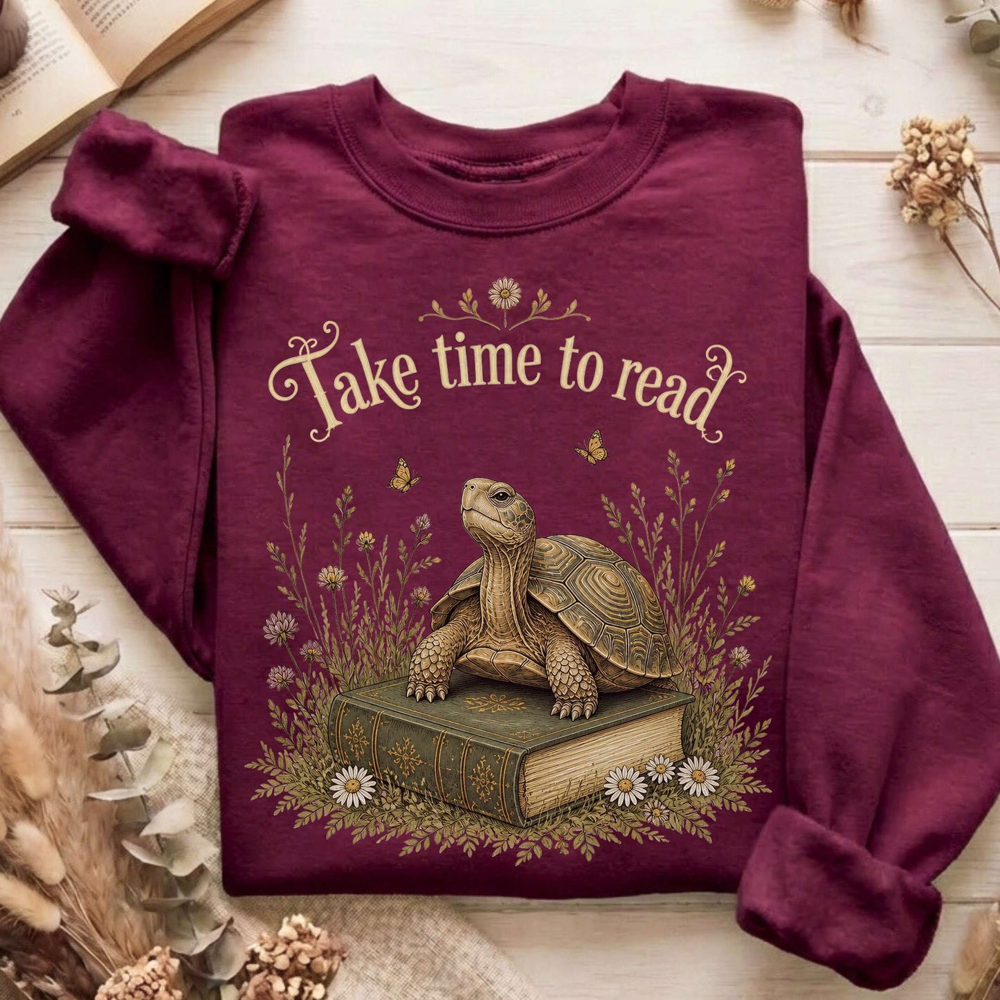 Take Time to Read Literary Sweatshirt