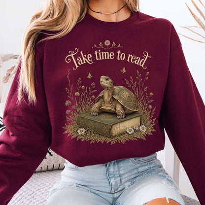 Take Time to Read Literary Sweatshirt