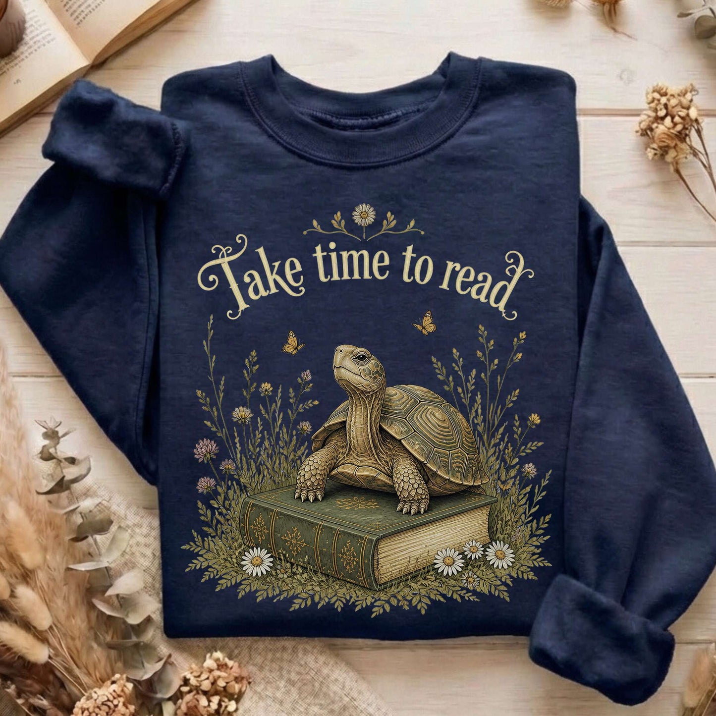 Take Time to Read Literary Sweatshirt